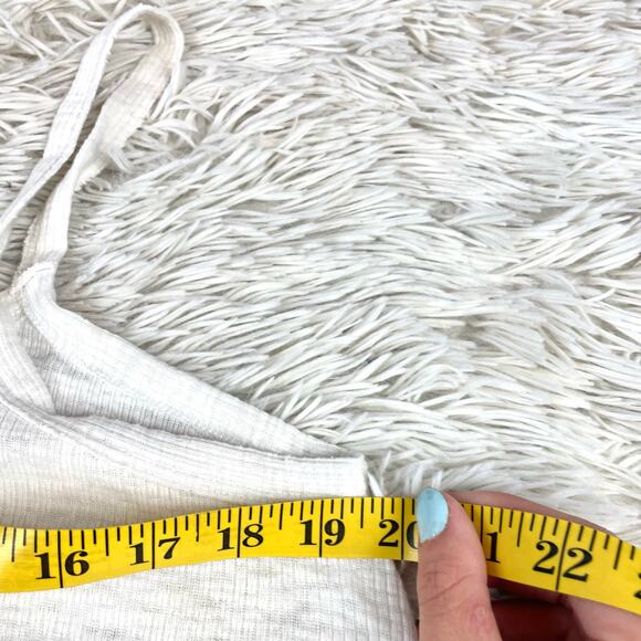 American Eagle Medium Textured Henley Tank Top - Picture 7 of 8